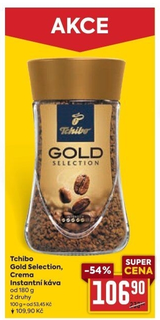 Instantní káva Tchibo Gold Selection