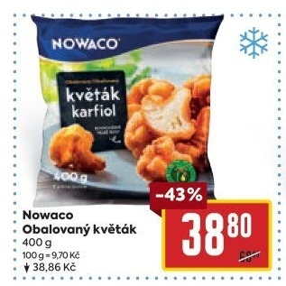 Obalovaný květák mražený Nowaco