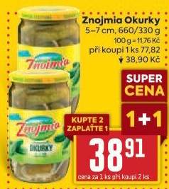 Okurky Znojmia
