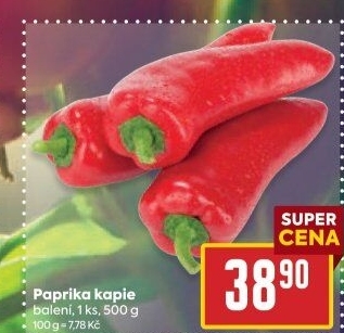 Paprika červená kapie