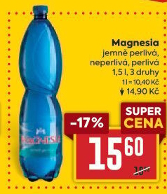 Přírodní voda Magnesia