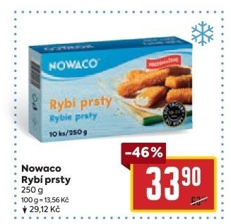 Rybí prsty předsmažené mražené Nowaco