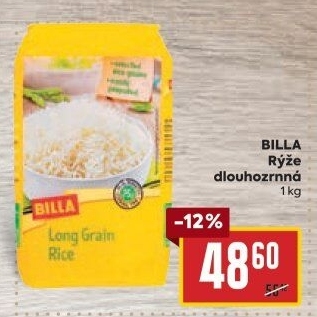 Rýže dlouhozrnná Billa