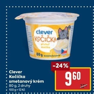 Smetanový krém Clever