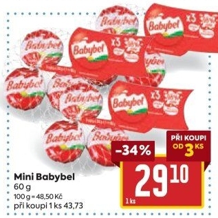 Sýr Mini Babybel Veselá kráva