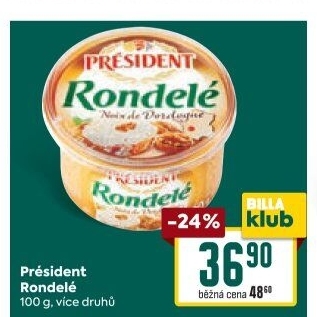 Sýr termizovaný Rondelé President