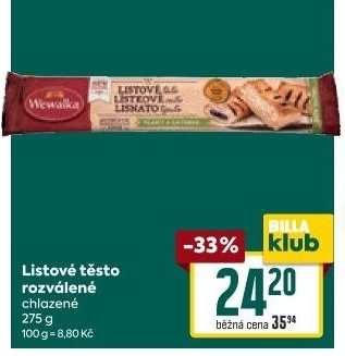 Těsto listové Wewalka
