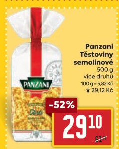 Těstoviny Panzani