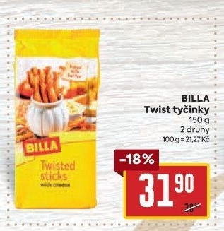 Tyčinky Twist Billa