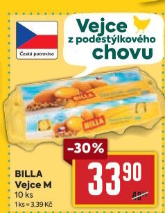 Vejce z podestýlky M Billa
