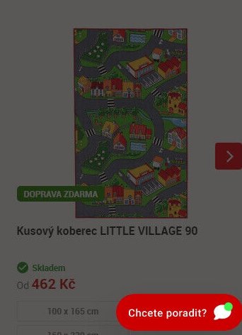 Kusový koberec LITTLE VILLAGE 90 - Breno koberce akcniletaky.com
