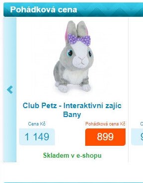Club Petz - Interaktivní zajíc Bany