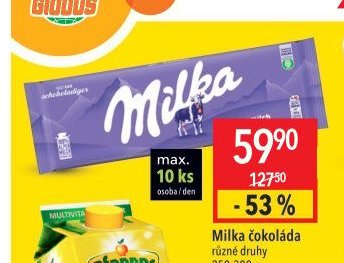 Milka čokoláda