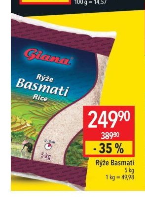 Rýže Basmati, 5 kg