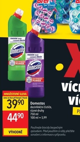 Domestos dezinfekční čističe