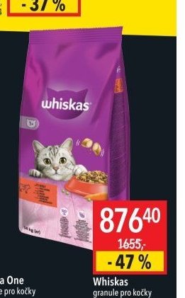Whiskas granule pro kočky