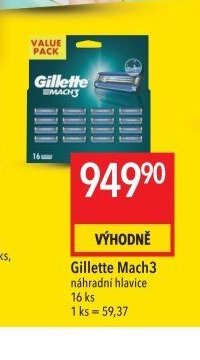 Gillette Mach3 náhradní hlavice