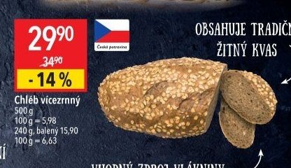 Chléb vícezrnný