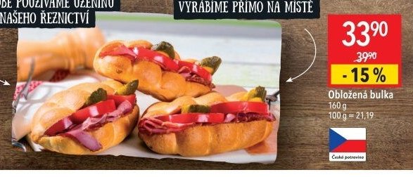 Obložená bulka