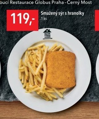 Smažený sýr s hranolky