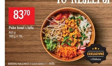 Poke bowl s tofu
