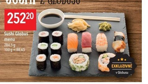 Sushi Globus menu
