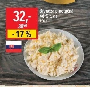 Bryndza plnotučná 48 % t. v s.