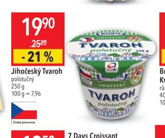 Jihočeský Tvaroh polotučný