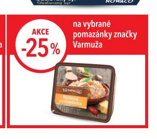 Pomazánky značky Varmuža