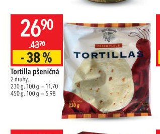 Tortilla pšeničná