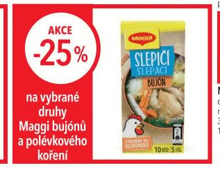 Maggi bujóny a polévkové koření