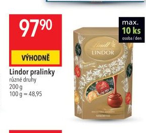 Lindor pralinky