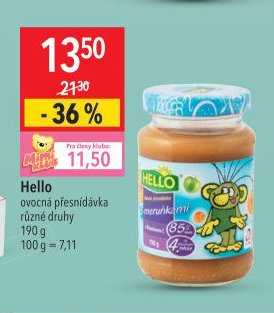 Hello ovocná přesnídávka
