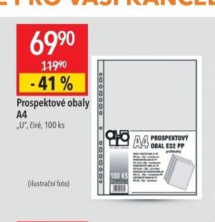 Prospektové obaly A4