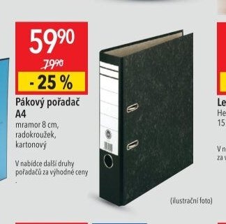 Pákový pořadač A4