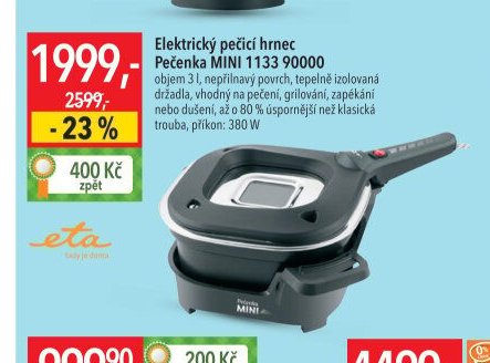 Elektrický pečicí hrnec Pečenka MINI 1133 90000