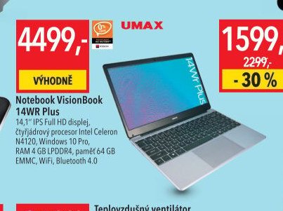 Notebook VisionBook 14WR Plus