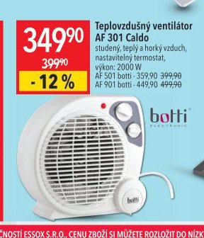 Teplovzdušný ventilátor AF 301 Caldo