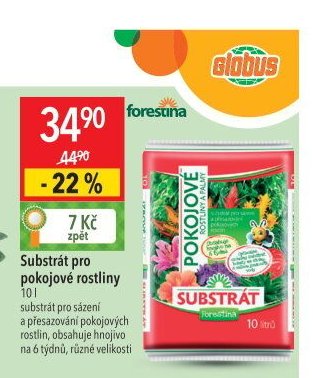 Substrát pro pokojové rostliny
