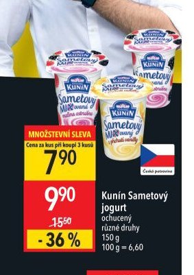 Kunín Sametový jogurt