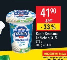 Kunín Smetana ke šlehání