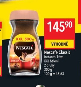 Nescafé Classic instantní káva