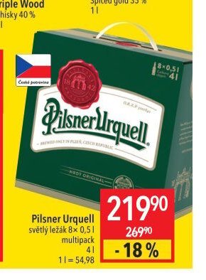 Pilsner Urquell světlý ležák