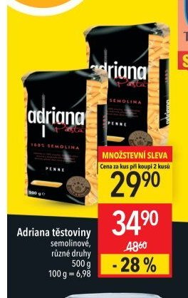 Adriana těstoviny