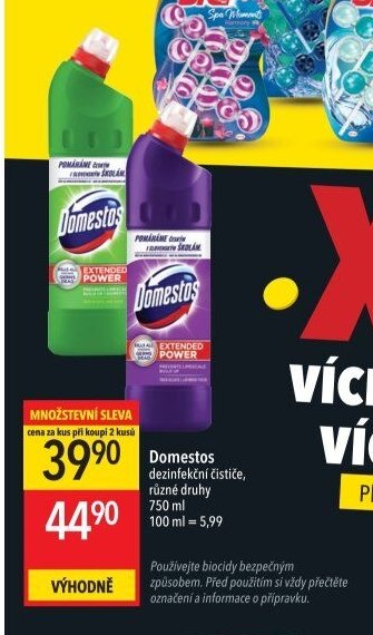 Domestos dezinfekční čističe