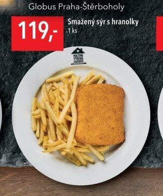 Smažený sýr s hranolky