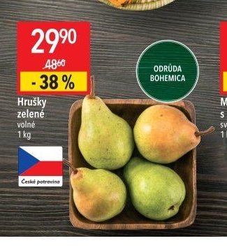 Hrušky zelené