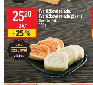 Tvarůžková roláda / Tvarůžková roláda pikant