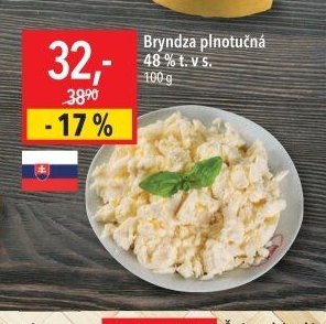 Bryndza plnotučná 48 % t. v s.