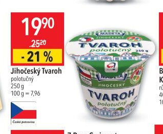 Jihočeský Tvaroh polotučný